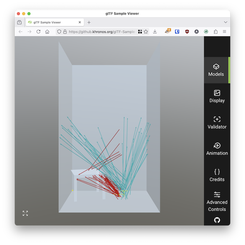 HemoSpat glTF data in The Khronos Group online viewer